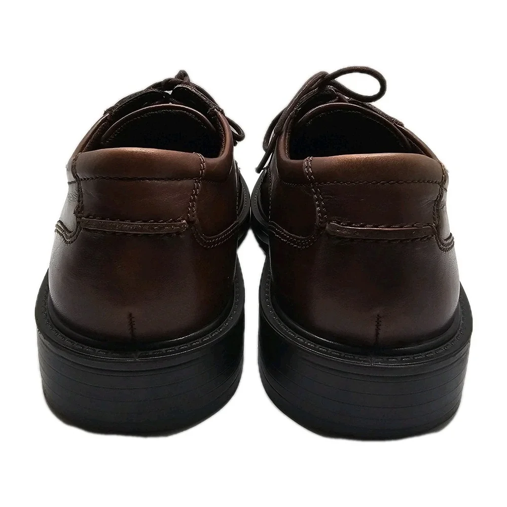 ECCO‎ SHOCKPOINT Leather Oxfords Size 40 ( 7 to 7 1/2 US ) Reddish Brown